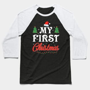 My First Christmas Tshirt Baseball T-Shirt